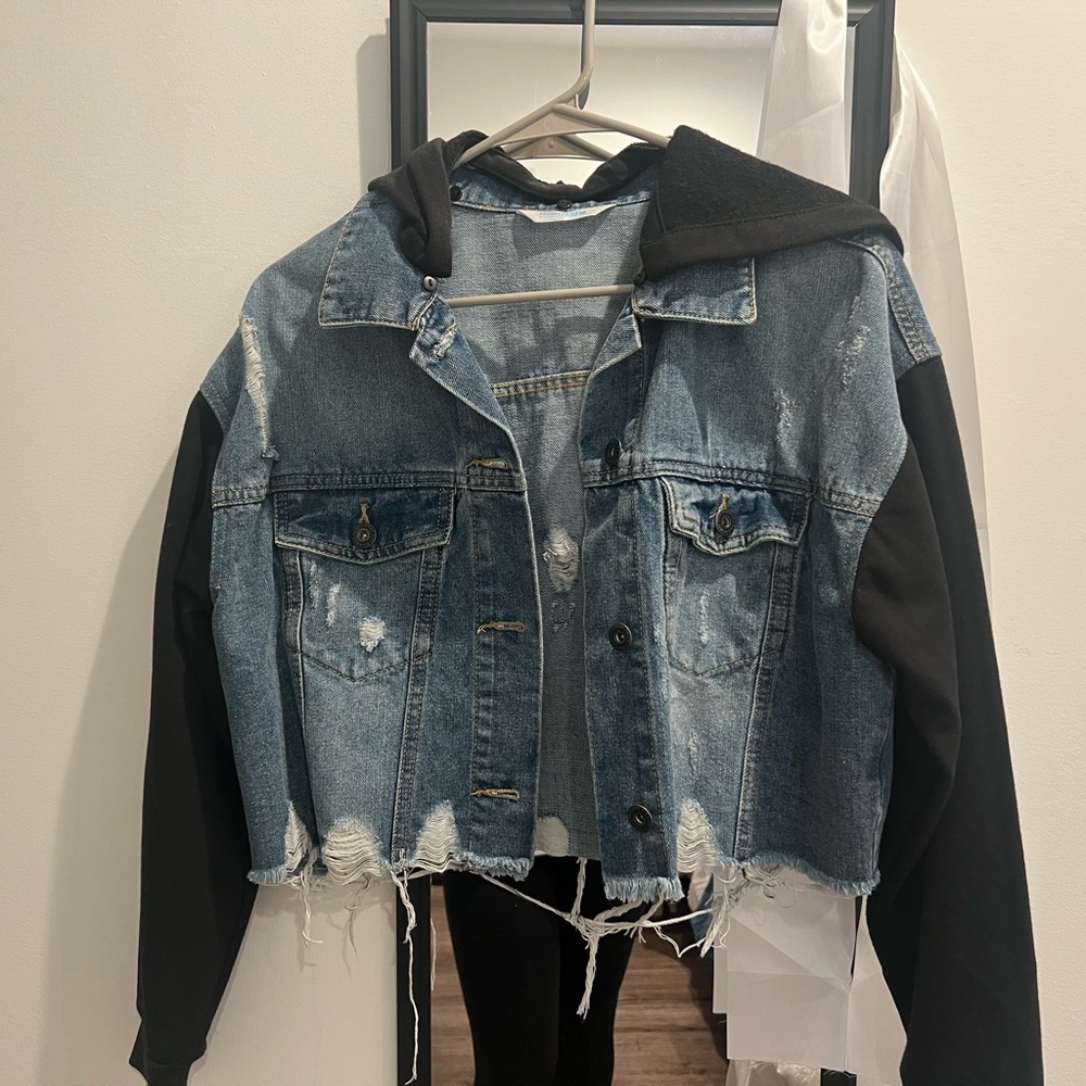 Jean jacket. Used but in good condition.